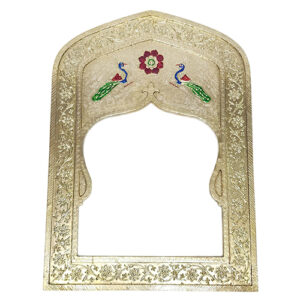 Wooden Jharokha Hand Crafted with Brass sheet