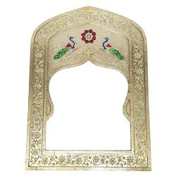 wooden-jharokha-with-brass-sheet-work-frame. wooden-jharokha-with-brass-sheet-work-frame.